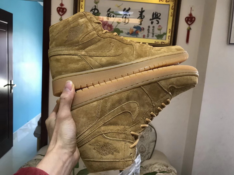 Authentic Air Jordan 1 Retro High OG Wheat